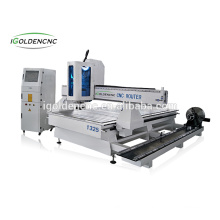 máquinas de madeira 4 eixos cnc router para pernas de cadeira de madeira